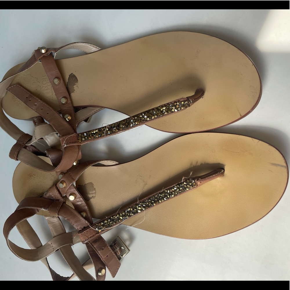 Vince Camuto jeweled sandals